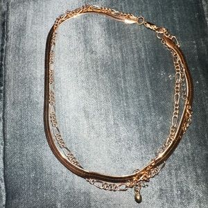 Forever 21 Gold Toned Choker Necklace